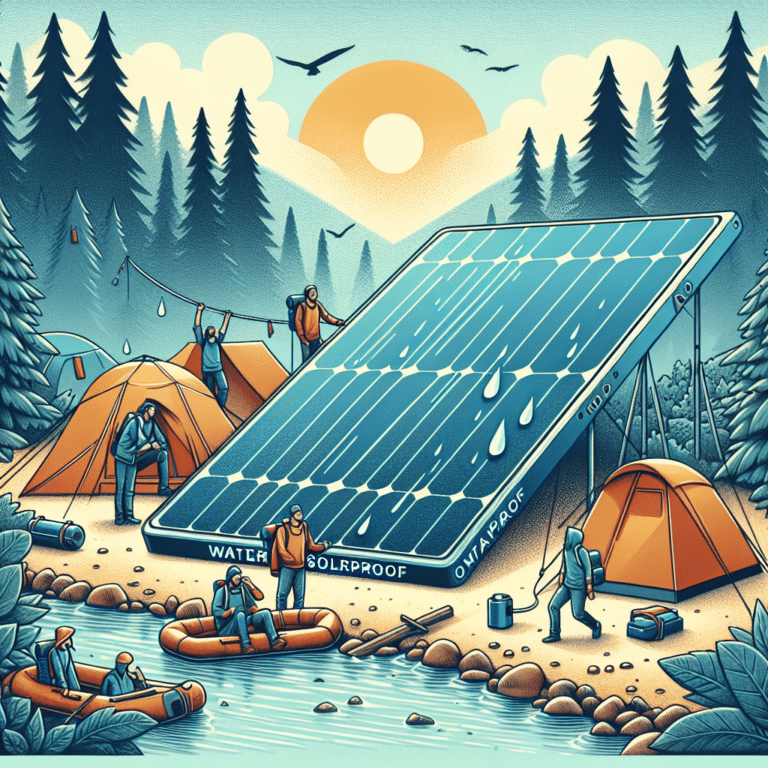 Waterproof Solar Panels for Outdoor Camping