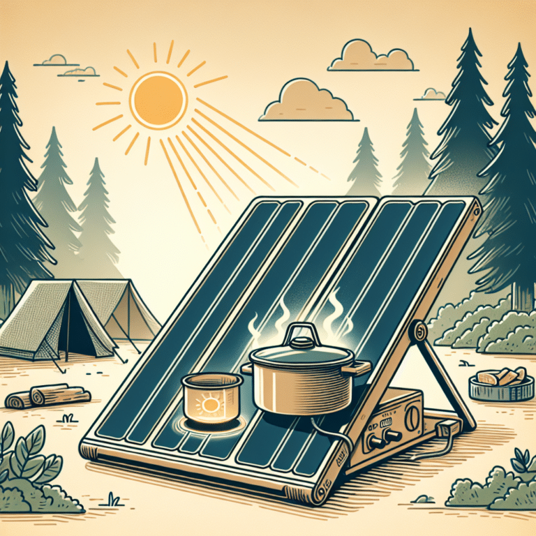 Portable Solar Cooker for Outdoor Camping