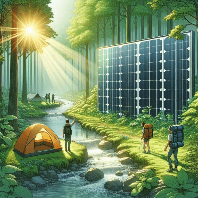 Compact Solar Panels for Backpack Campers