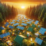 Going Green: Solar Power Campsite Setup