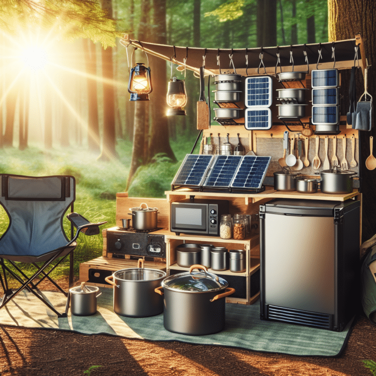 Solar Camping Kitchen Setup Ideas