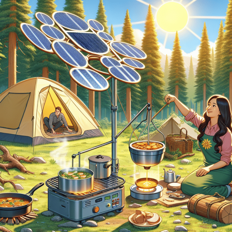 Cooking with Solar Energy While Camping