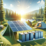 Harnessing Sunlight: Battery and Solar Panel Setup for Campers