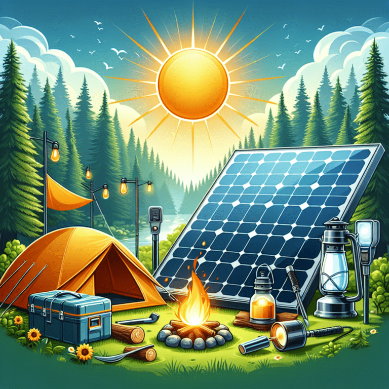 Solar Panel Output Needed for Camping Gear