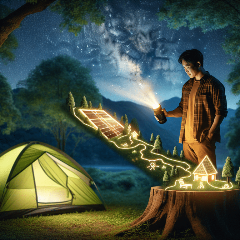 Solar Powered Flashlights for Camping