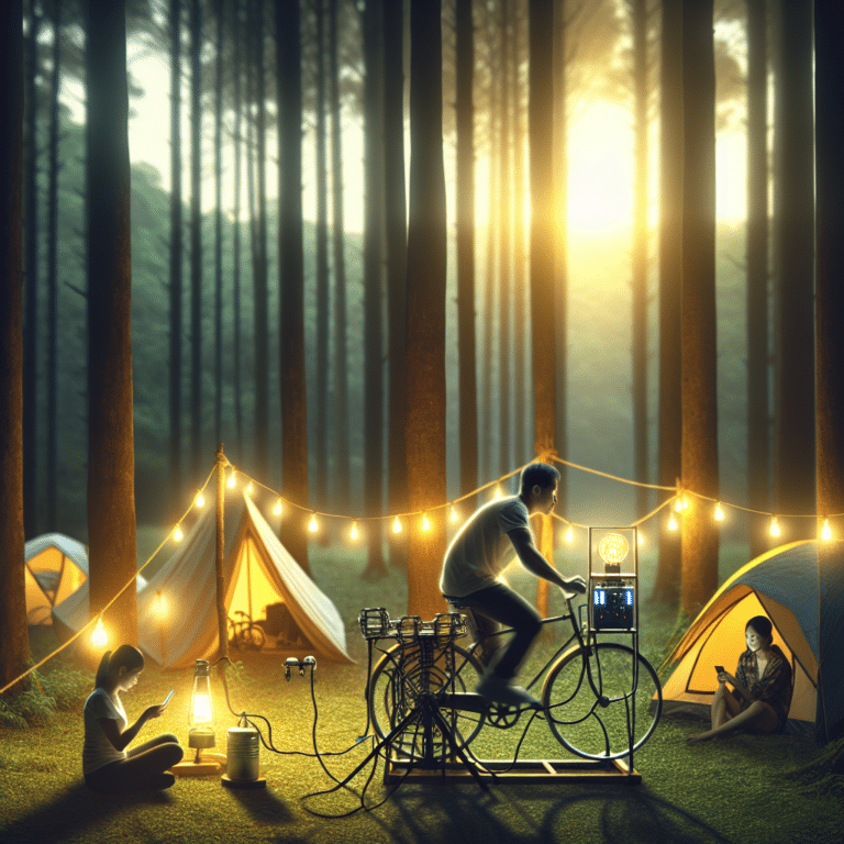 How to Generate Electricity While Camping