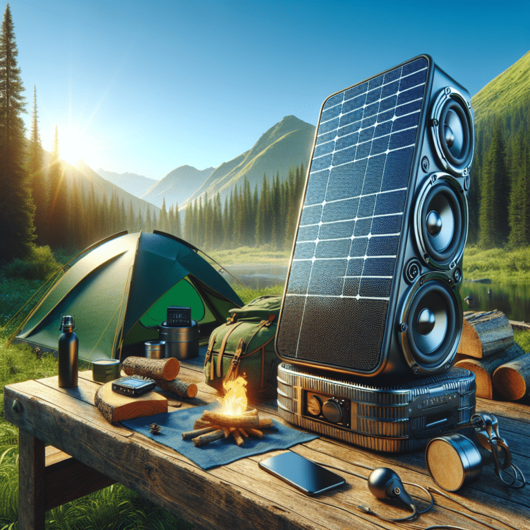 Make Some Noise with Solar Powered Outdoor Speakers for Camping